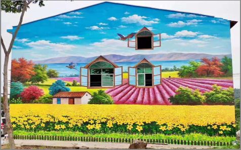 江陵乡村墙体彩绘