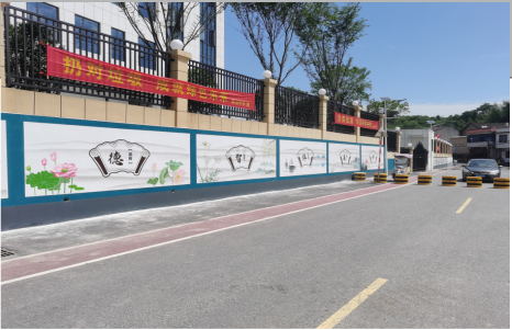 江陵社会主义核心价值观墙体彩绘